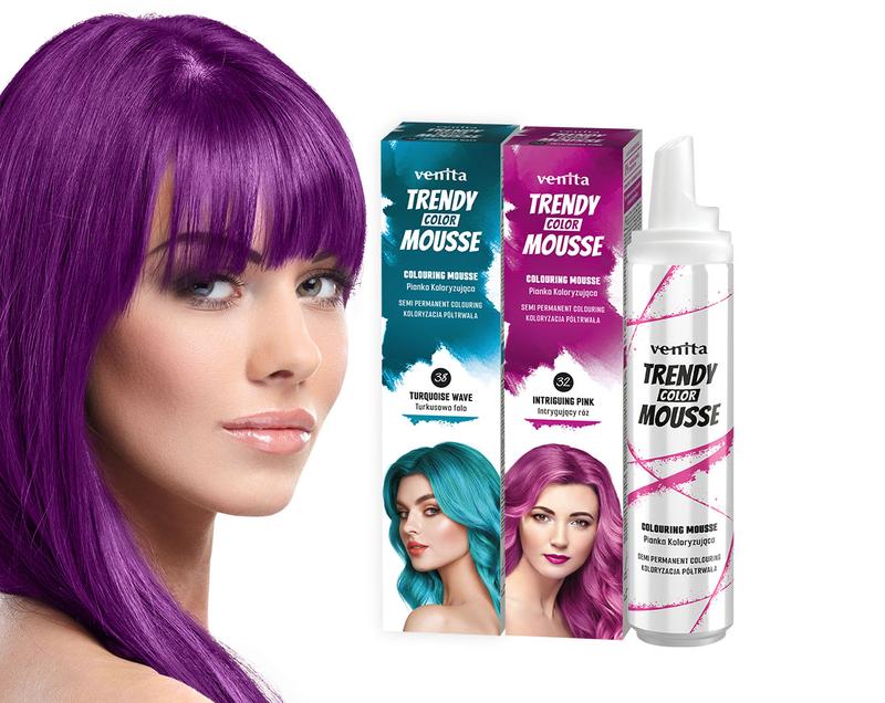 Farbowanie włosów pianką