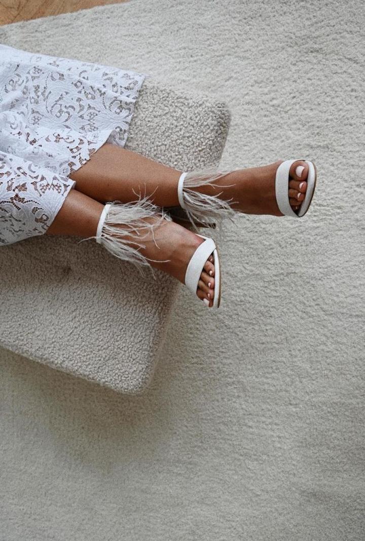 Buty do sukni ślubnej w kolorze ivory