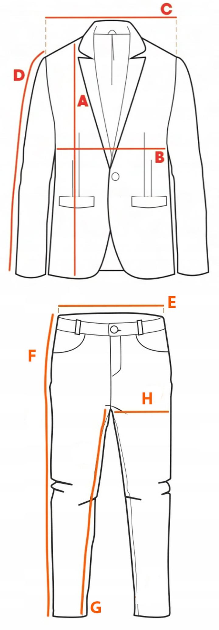 Jak zmierzyć rozmiar garnituru