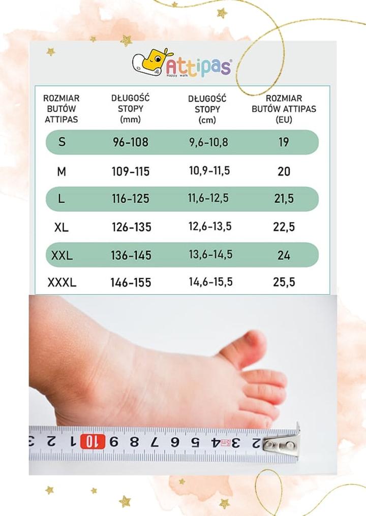 Dobór rozmiaru stopki 12 cm