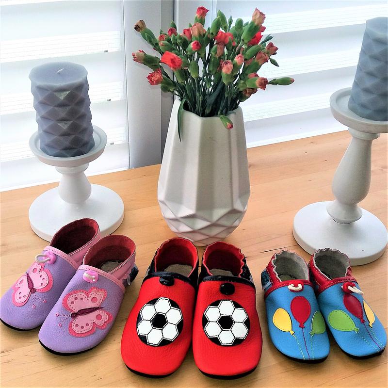 Szycie kapci dla niemowlaka