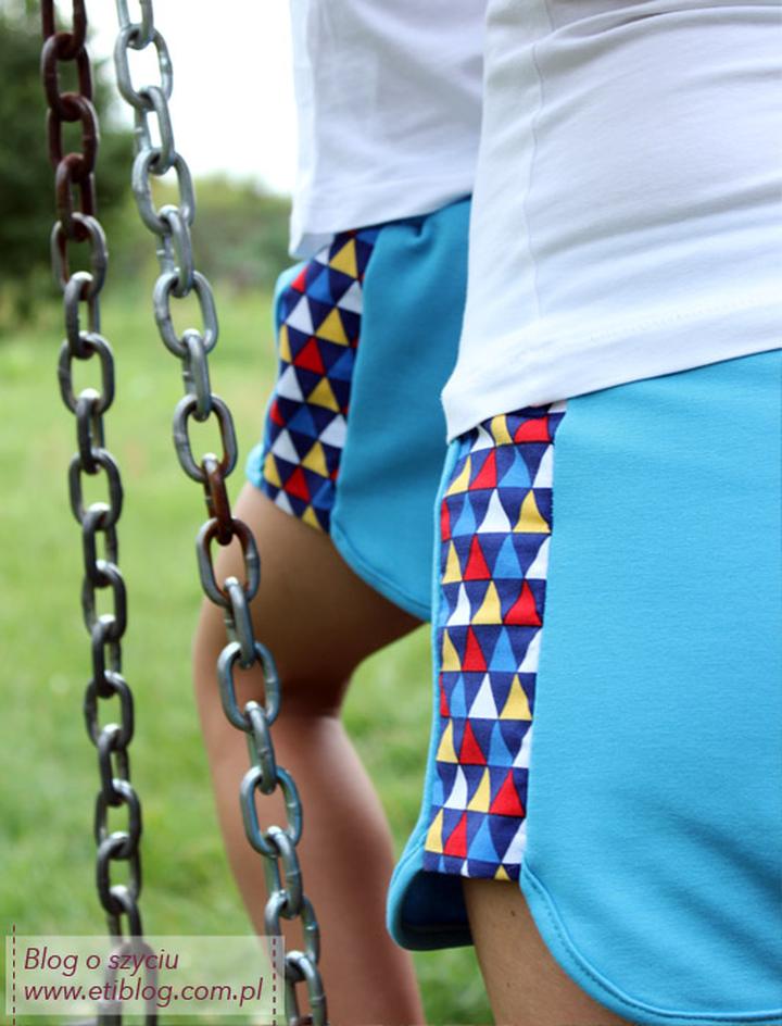 Szycie spodenek na gumce