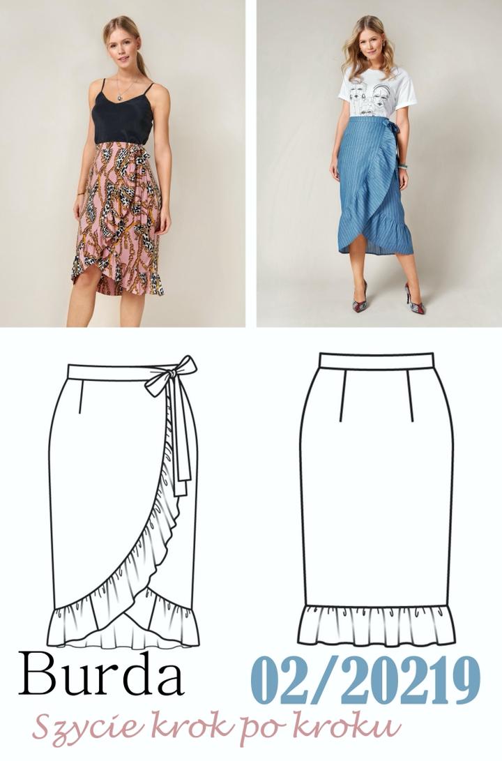 Szycie spódnicy z koła krok po kroku