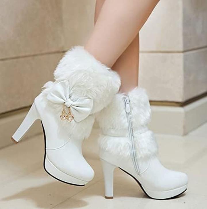 Zimowe buty ślubne